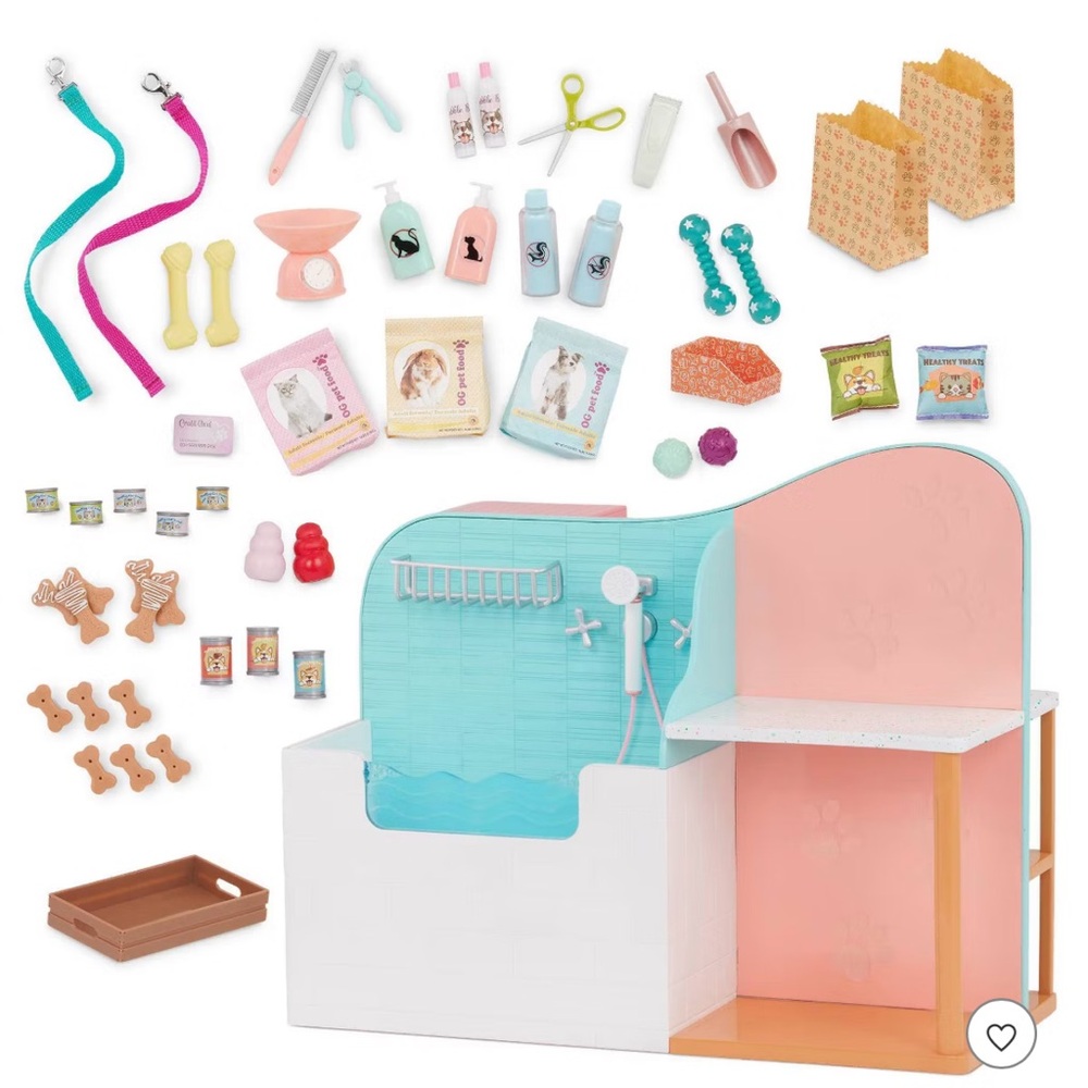 Our Generation Happy Tails Care Center Pet Vet Accessory Set for 18" Dolls
